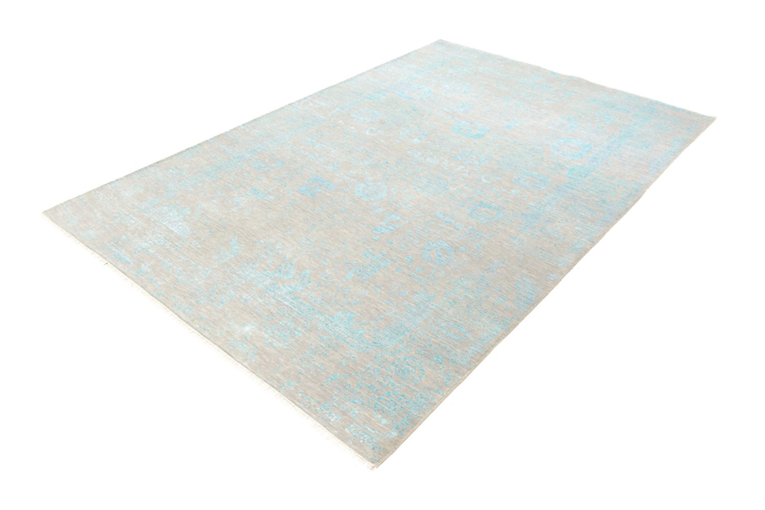 Designer tæppe - 249 x 167 cm - lysegrå