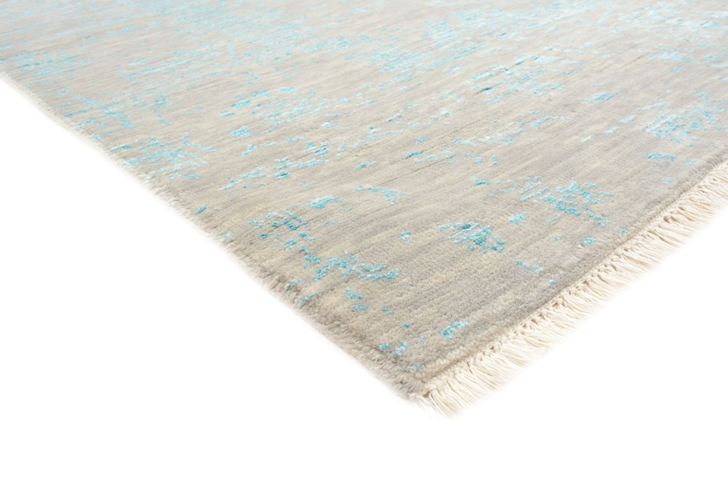 Designer tæppe - 249 x 167 cm - lysegrå
