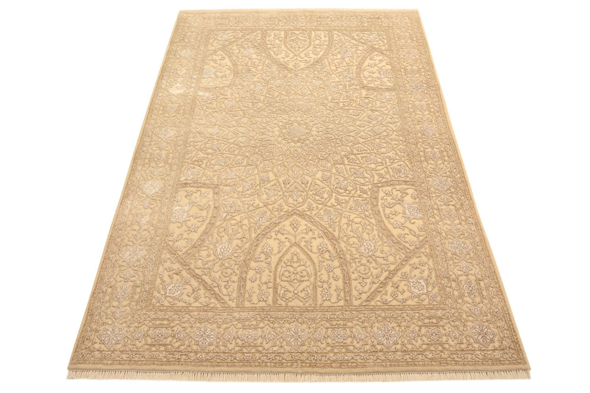 Orientalsk tæppe - 185 x 121 cm - mørk beige