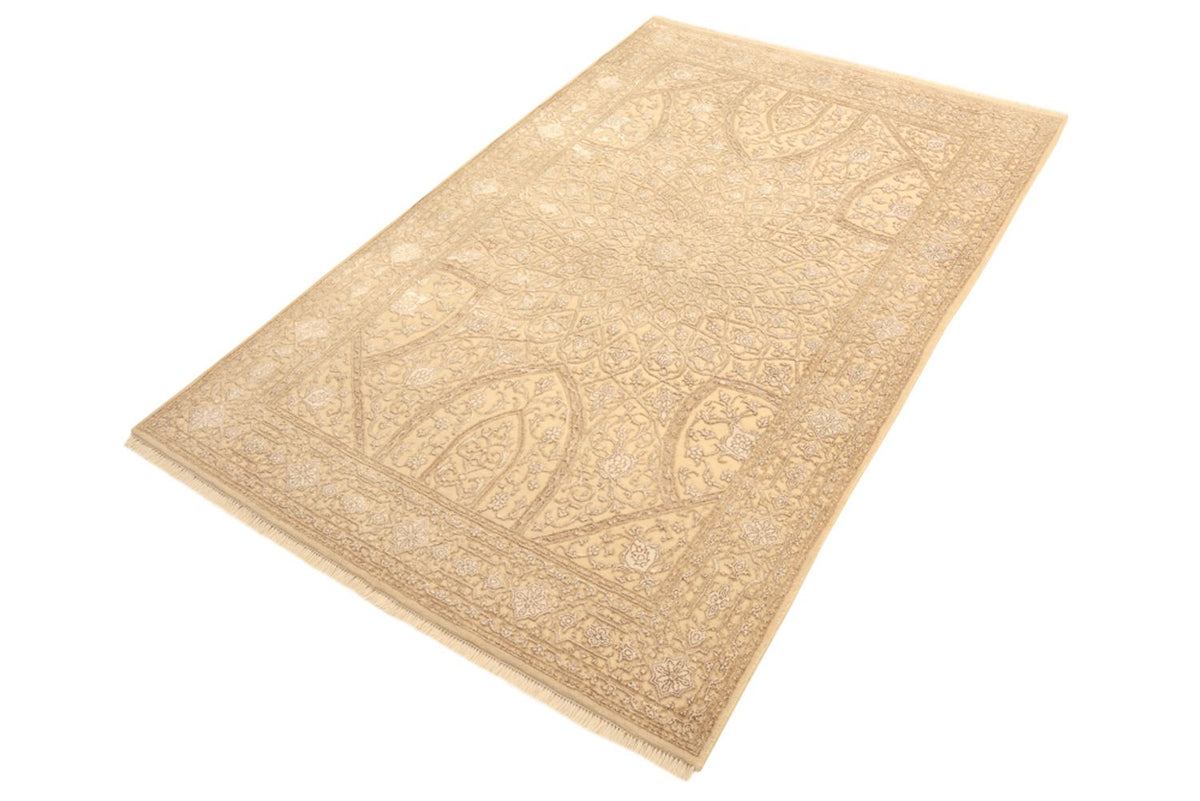 Orientalsk tæppe - 185 x 121 cm - mørk beige