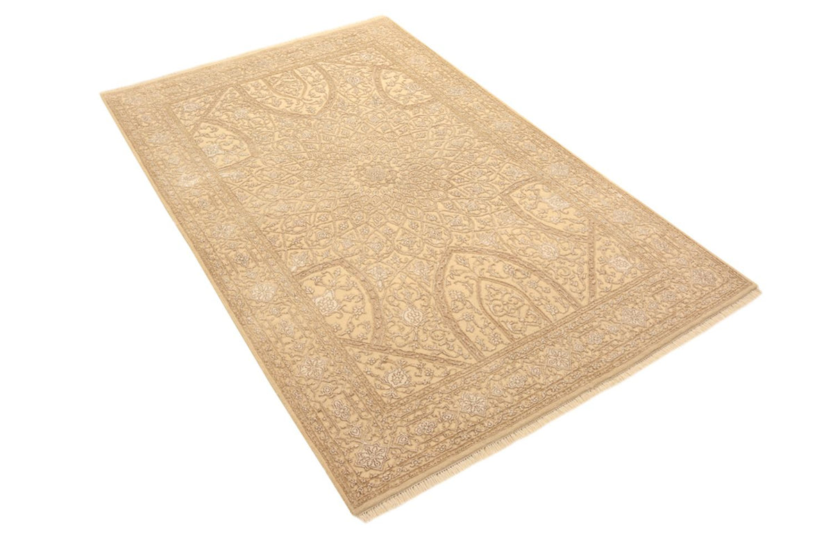 Orientalsk tæppe - 185 x 121 cm - mørk beige