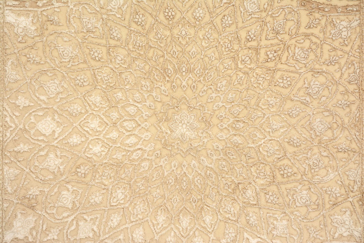 Orientalsk tæppe - 185 x 121 cm - mørk beige