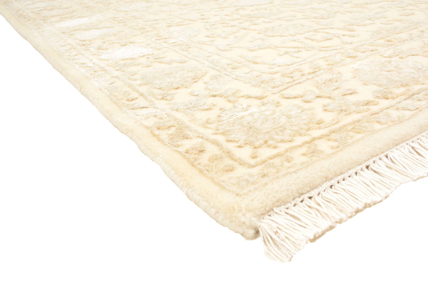 Løber Orientalsk tæppe - 301 x 107 cm - lys beige