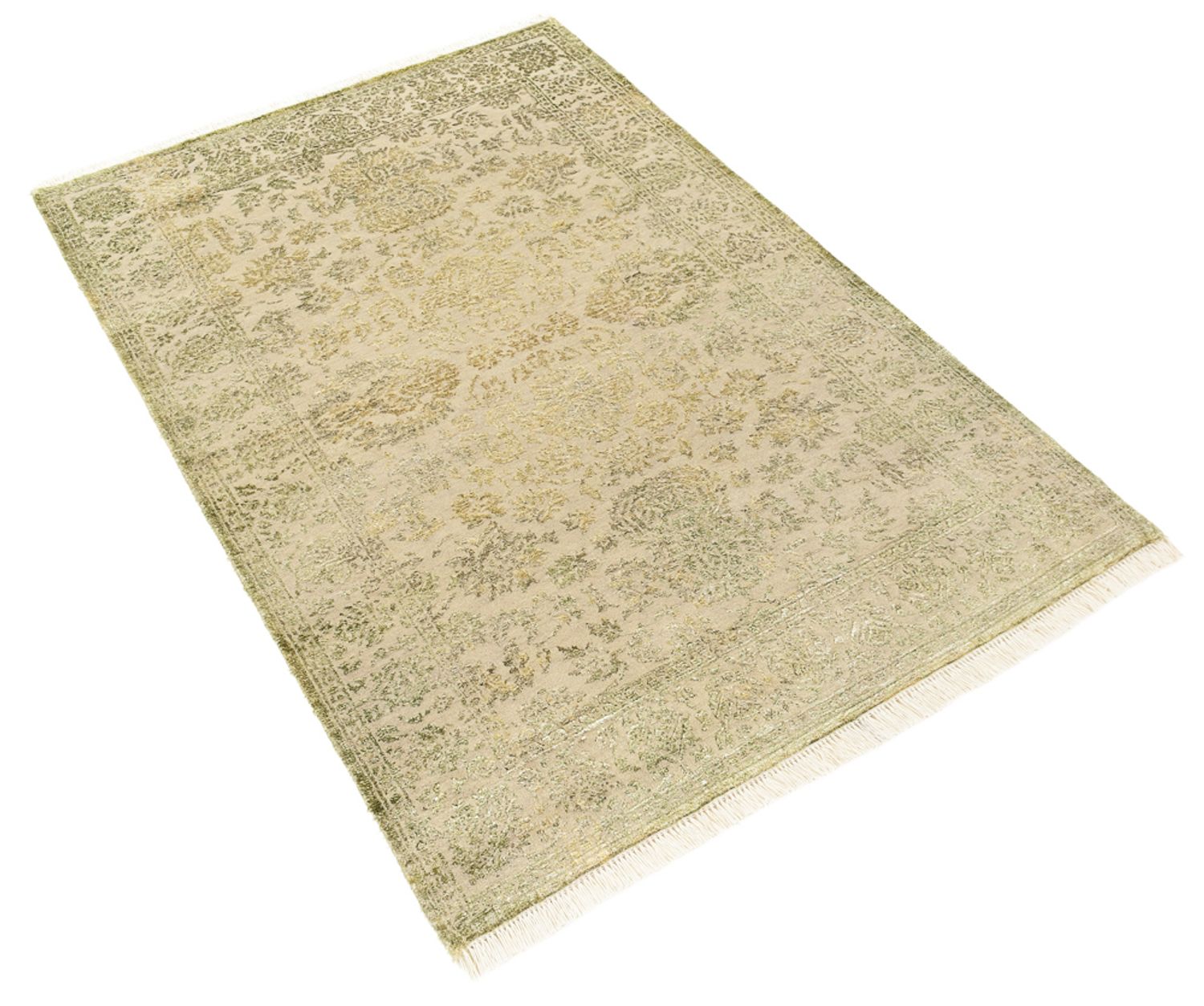Designer tæppe - 148 x 101 cm - sand