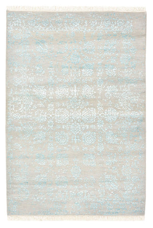 Designer tæppe - 151 x 105 cm - lysegrå