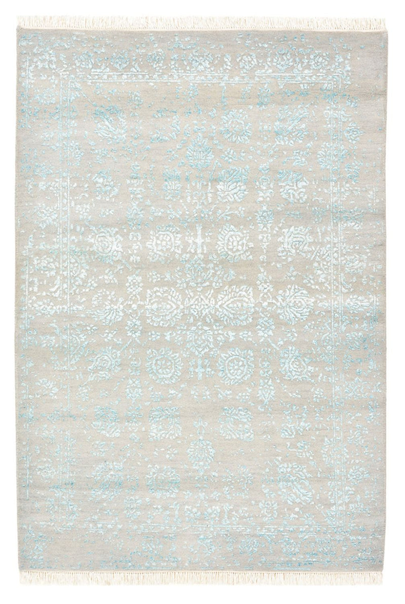 Designer tæppe - 151 x 105 cm - lysegrå