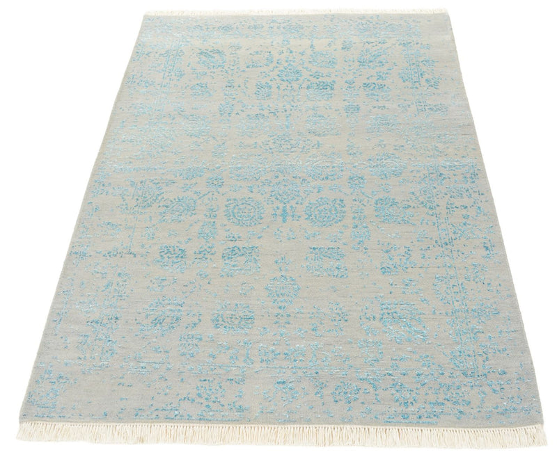 Designer tæppe - 151 x 105 cm - lysegrå
