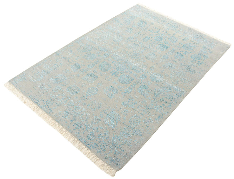 Designer tæppe - 151 x 105 cm - lysegrå