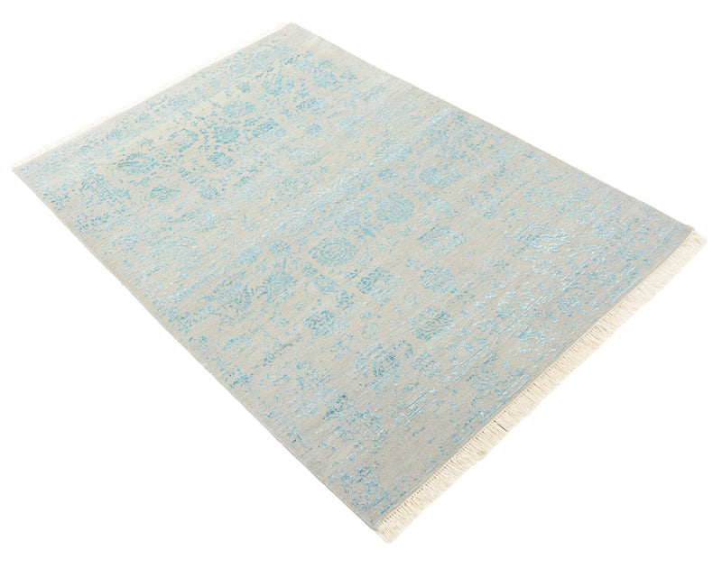 Designer tæppe - 151 x 105 cm - lysegrå