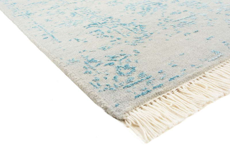 Designer tæppe - 151 x 105 cm - lysegrå