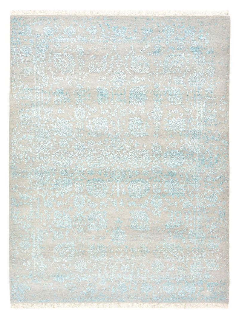 Designer tæppe - 202 x 155 cm - lysegrå