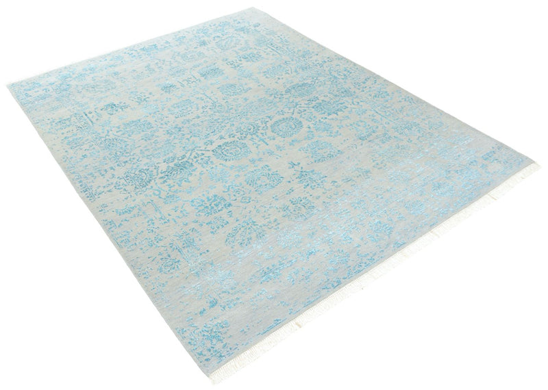 Designer tæppe - 202 x 155 cm - lysegrå