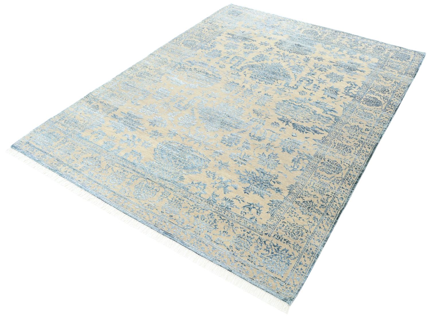 Designer tæppe - 201 x 156 cm - grå