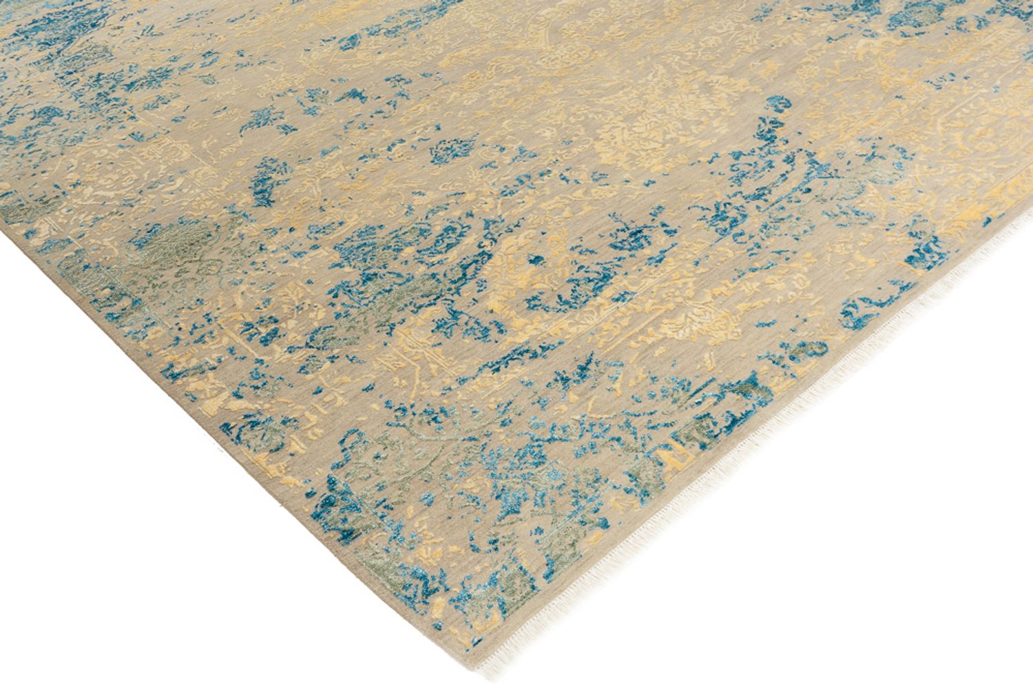 Designer tæppe - 296 x 241 cm - lys beige