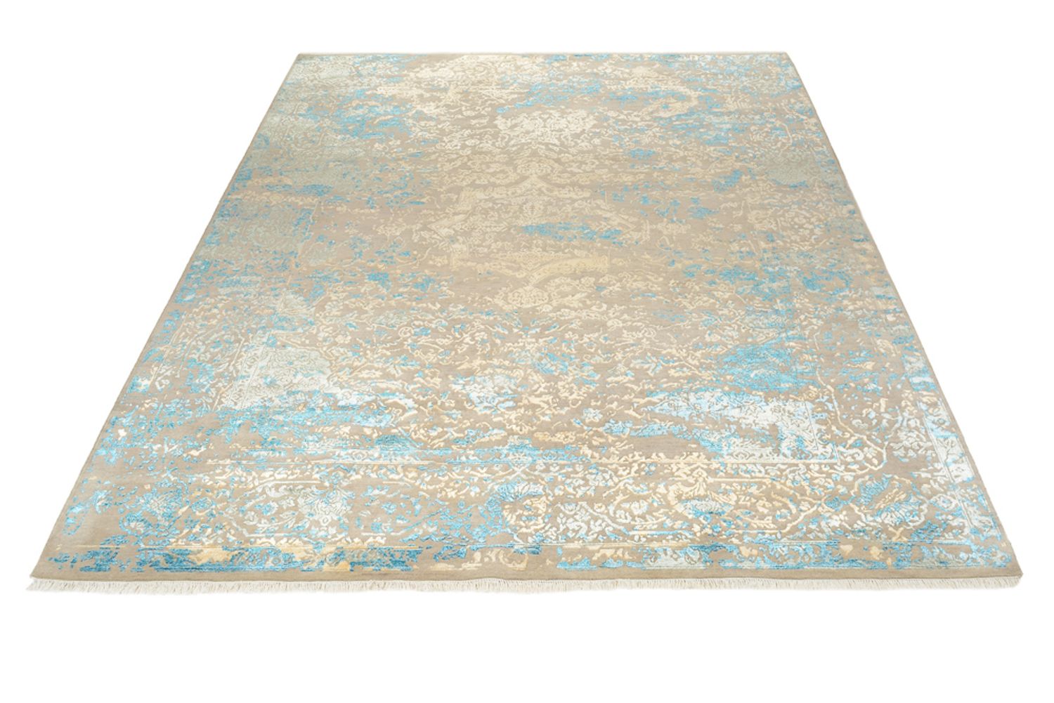 Designer tæppe - 296 x 241 cm - lys beige