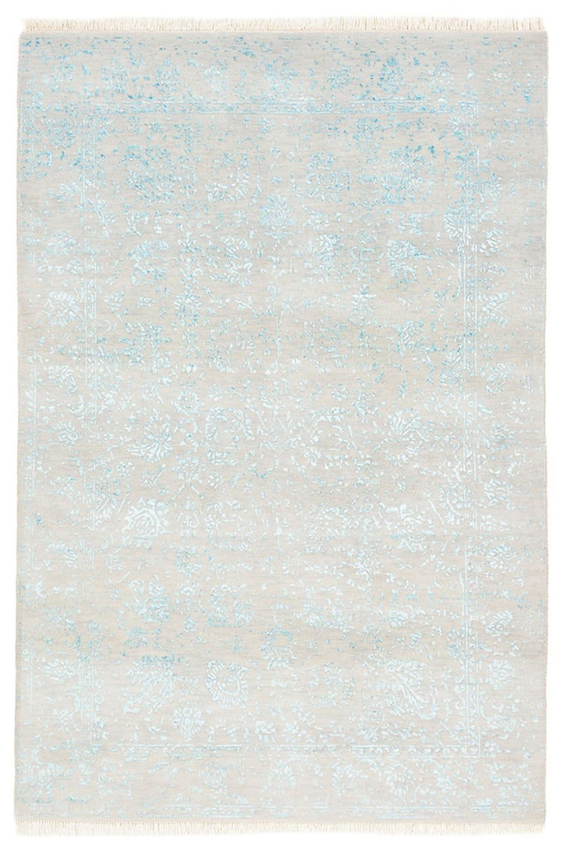 Designer tæppe - 181 x 122 cm - lysegrå