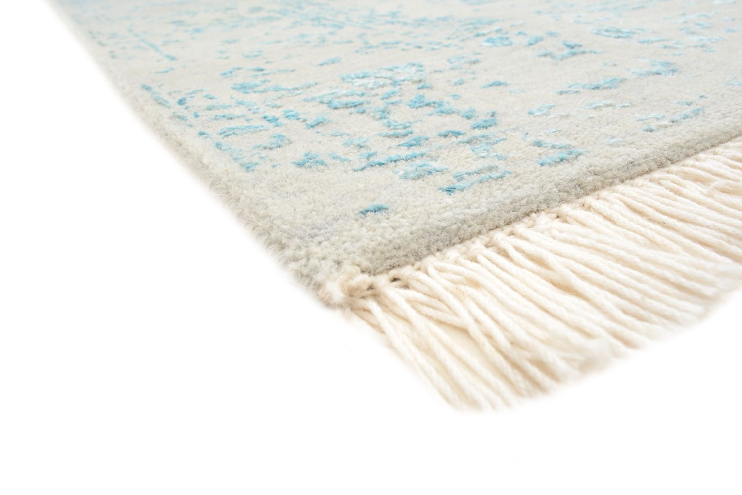 Designer tæppe - 181 x 122 cm - lysegrå