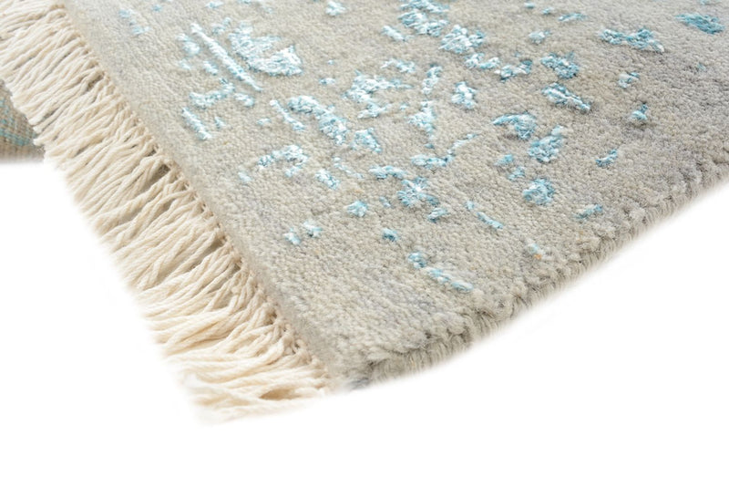 Designer tæppe - 181 x 122 cm - lysegrå