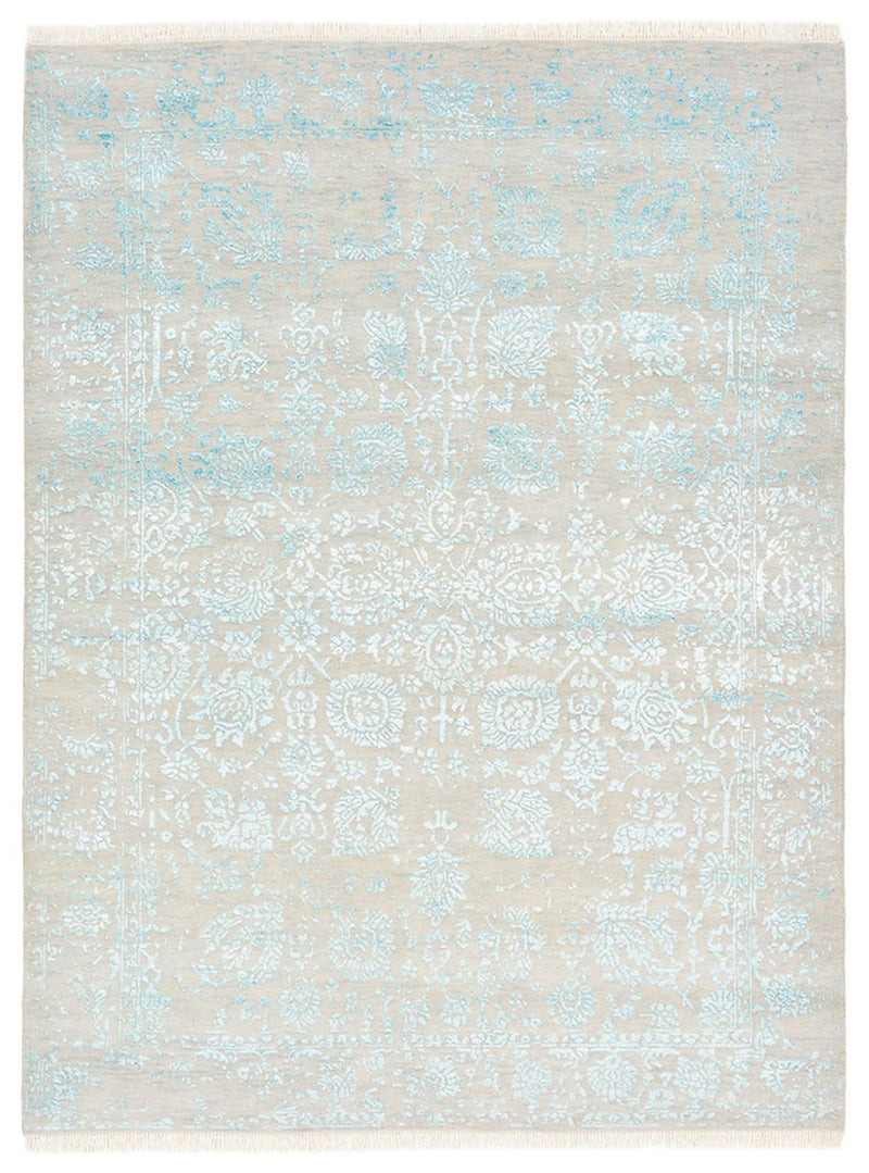 Designer tæppe - 194 x 149 cm - lysegrå