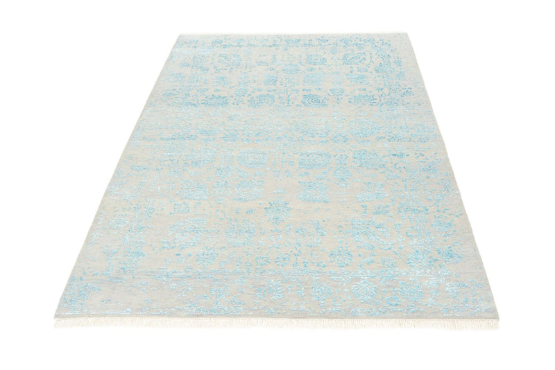 Designer tæppe - 194 x 149 cm - lysegrå