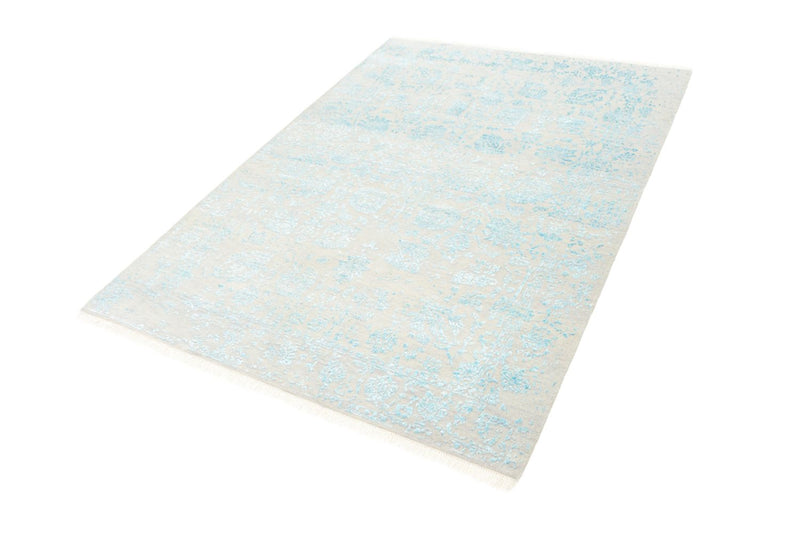 Designer tæppe - 194 x 149 cm - lysegrå