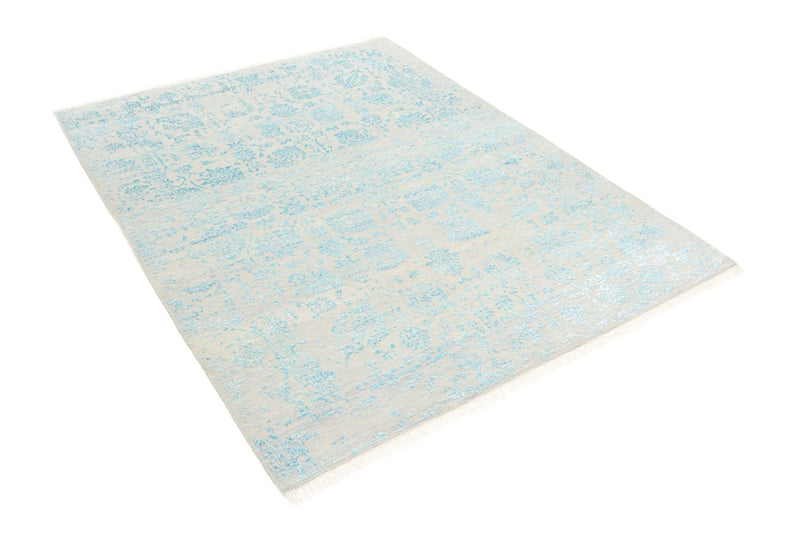Designer tæppe - 194 x 149 cm - lysegrå