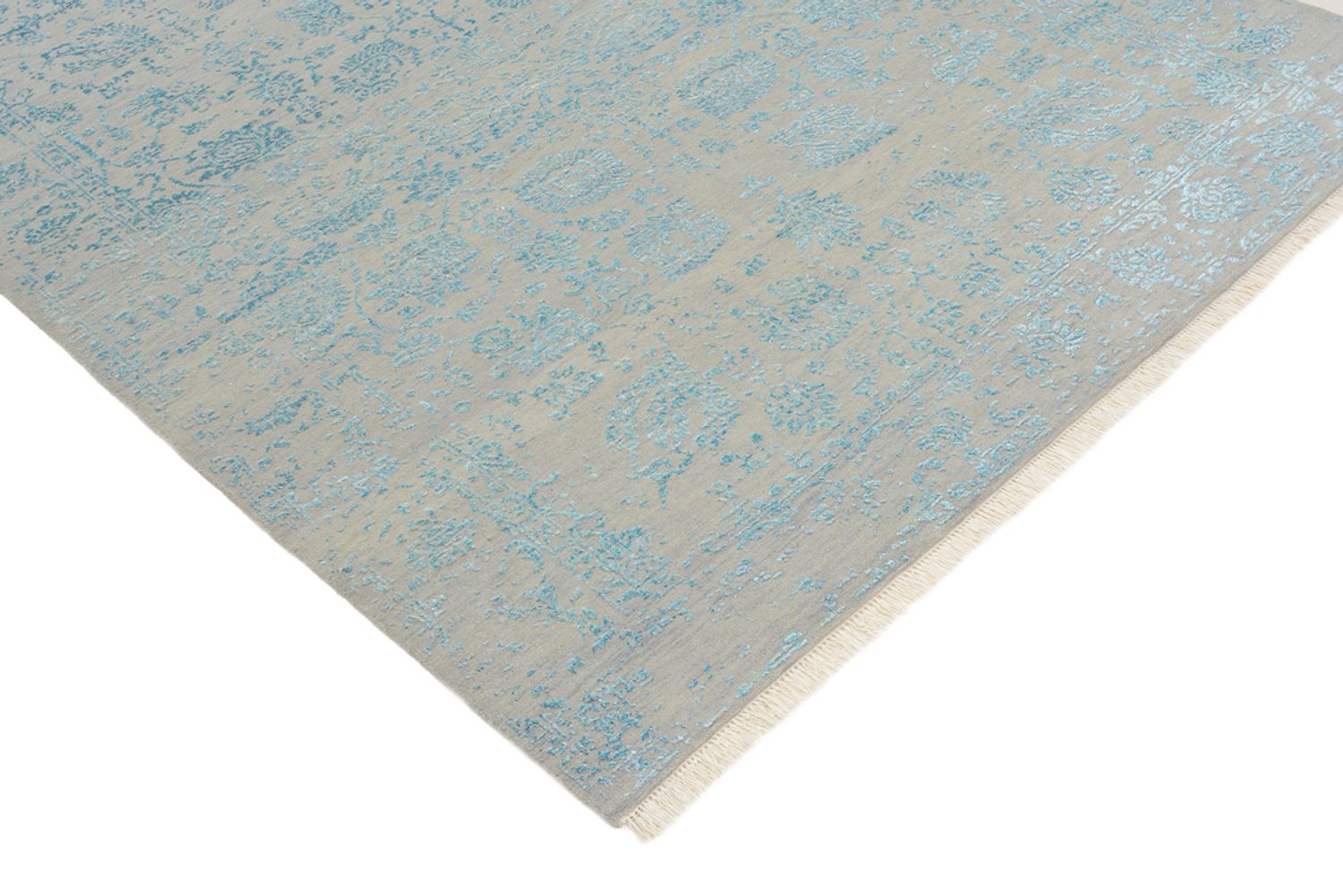 Designer tæppe - 194 x 149 cm - lysegrå