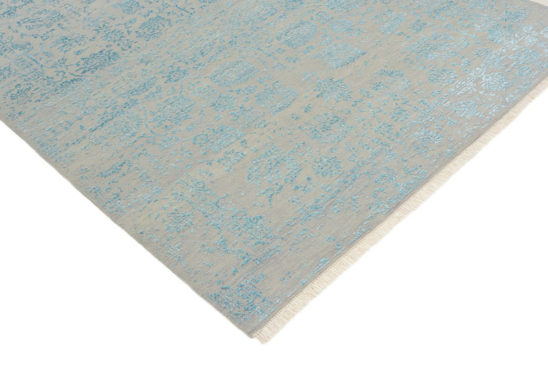 Designer tæppe - 194 x 149 cm - lysegrå