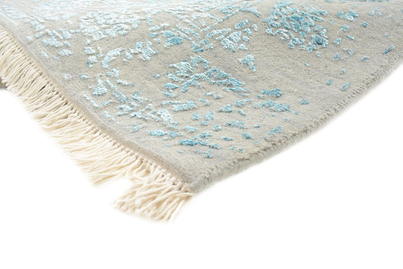 Designer tæppe - 194 x 149 cm - lysegrå