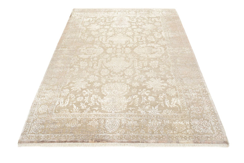 Designer tæppe - 183 x 124 cm - lys beige
