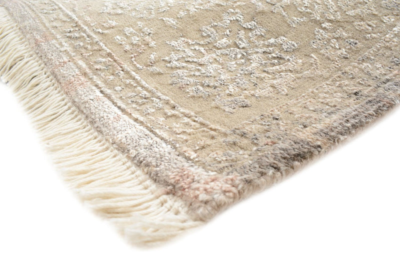 Designer tæppe - 183 x 124 cm - lys beige