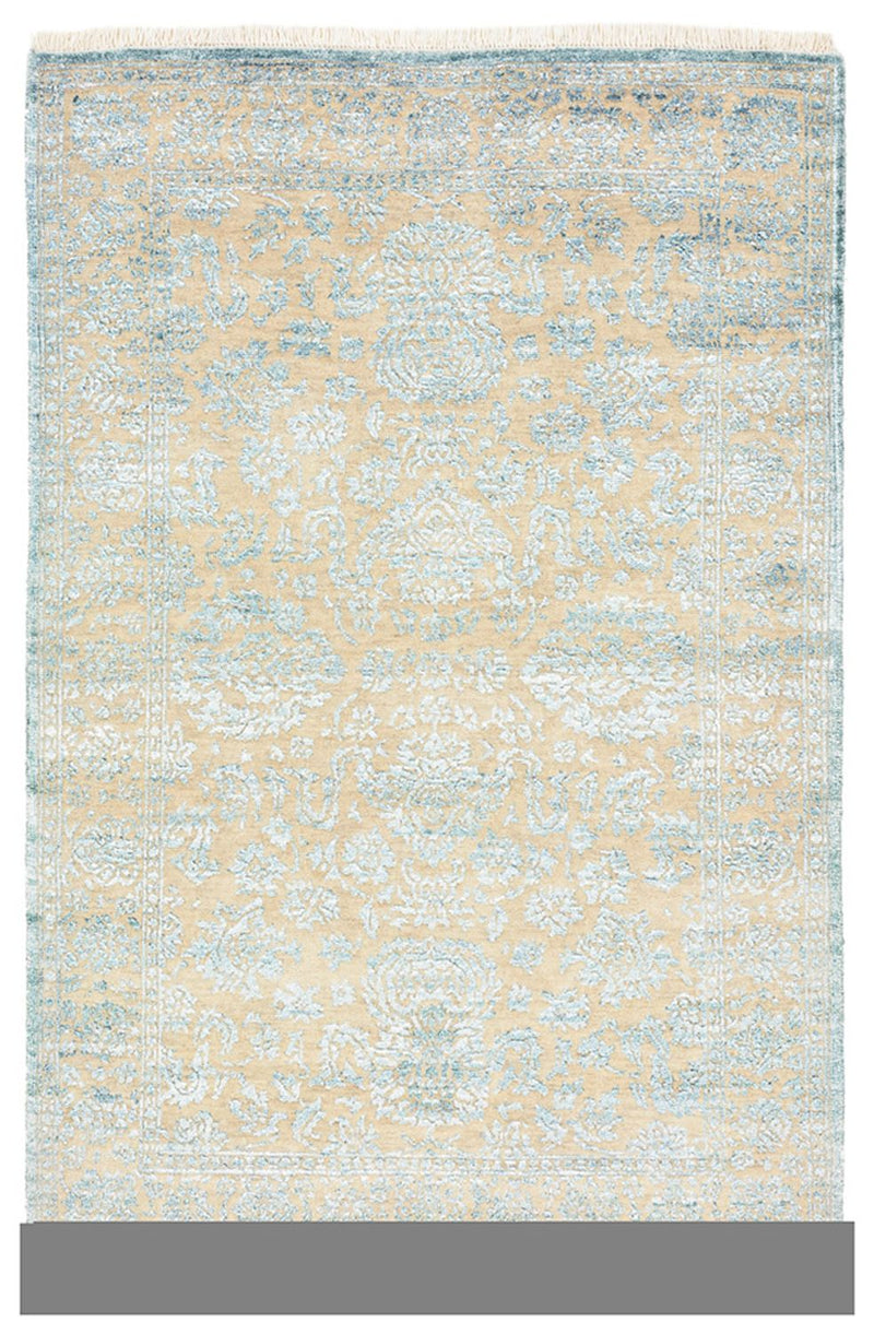 Designer tæppe - 148 x 100 cm - lyseblå
