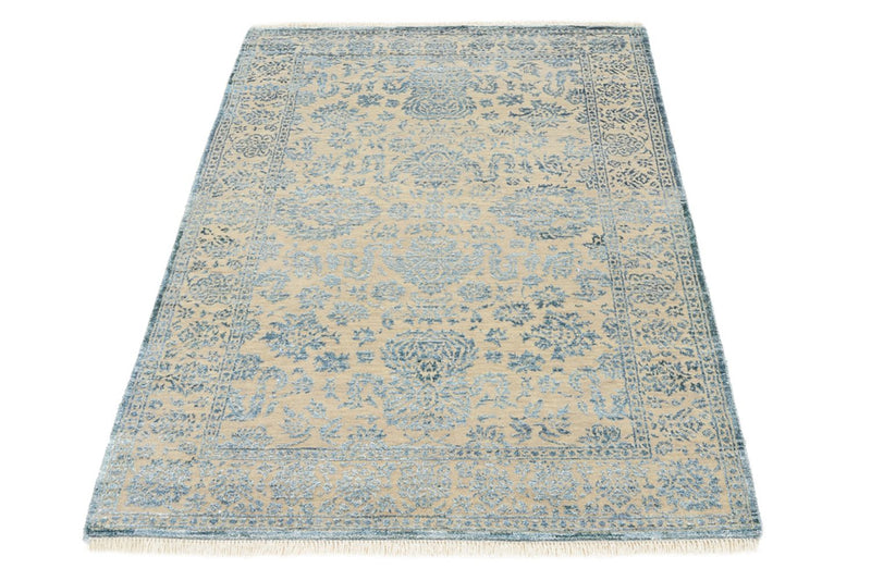 Designer tæppe - 148 x 100 cm - lyseblå