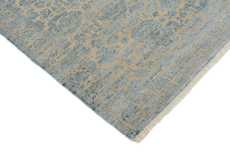 Designer tæppe - 148 x 100 cm - lyseblå