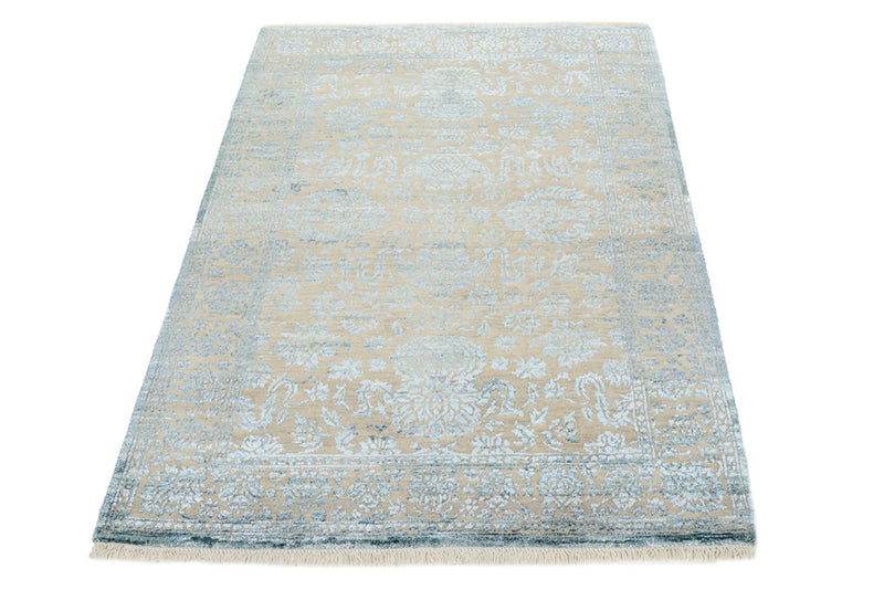 Designer tæppe - 148 x 100 cm - lyseblå