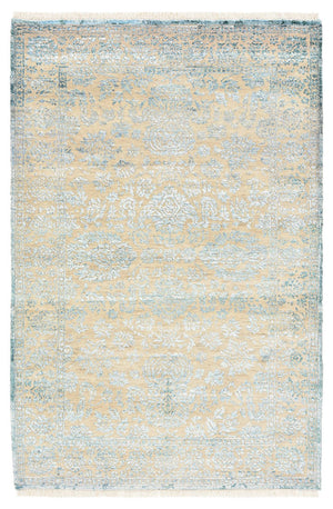 Designer tæppe - 152 x 103 cm - lyseblå