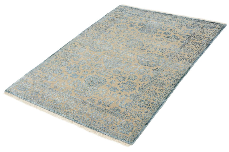 Designer tæppe - 152 x 103 cm - lyseblå
