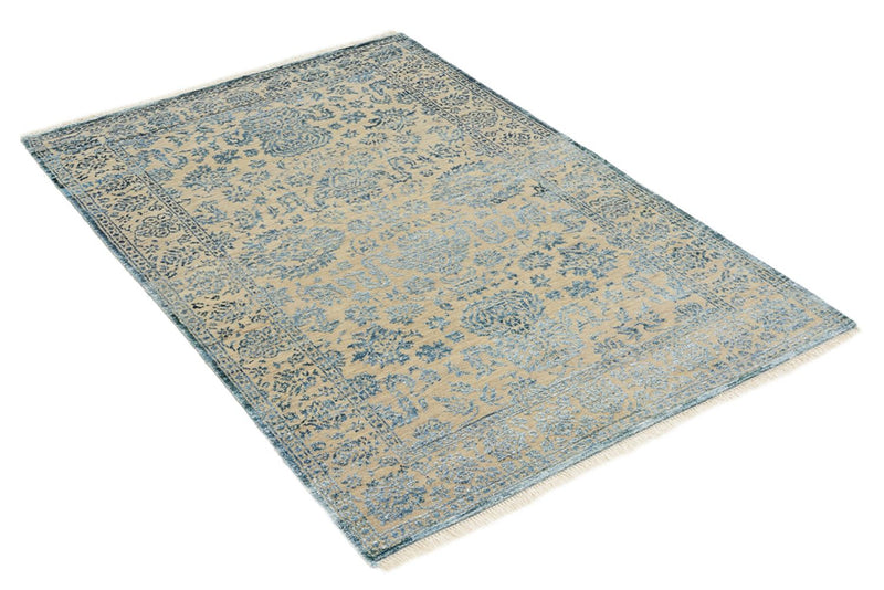 Designer tæppe - 152 x 103 cm - lyseblå