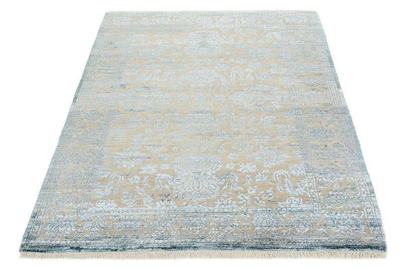 Designer tæppe - 152 x 103 cm - lyseblå
