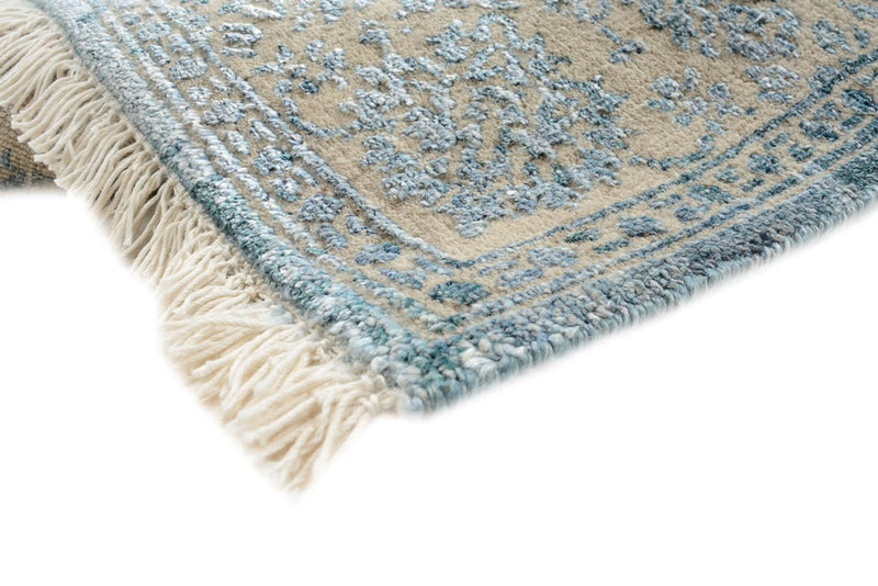 Designer tæppe - 152 x 103 cm - lyseblå