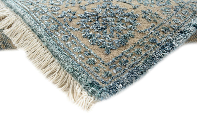 Designer tæppe - 151 x 106 cm - lyseblå