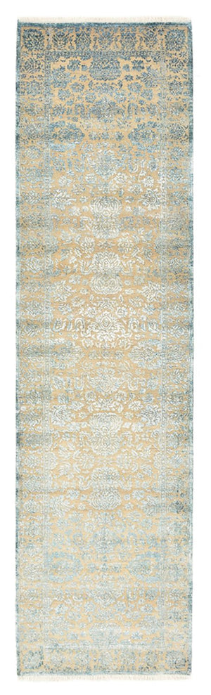 Løber Designer tæppe - 291 x 79 cm - lyseblå