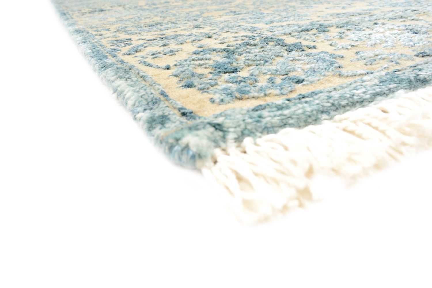 Løber Designer tæppe - 291 x 79 cm - lyseblå