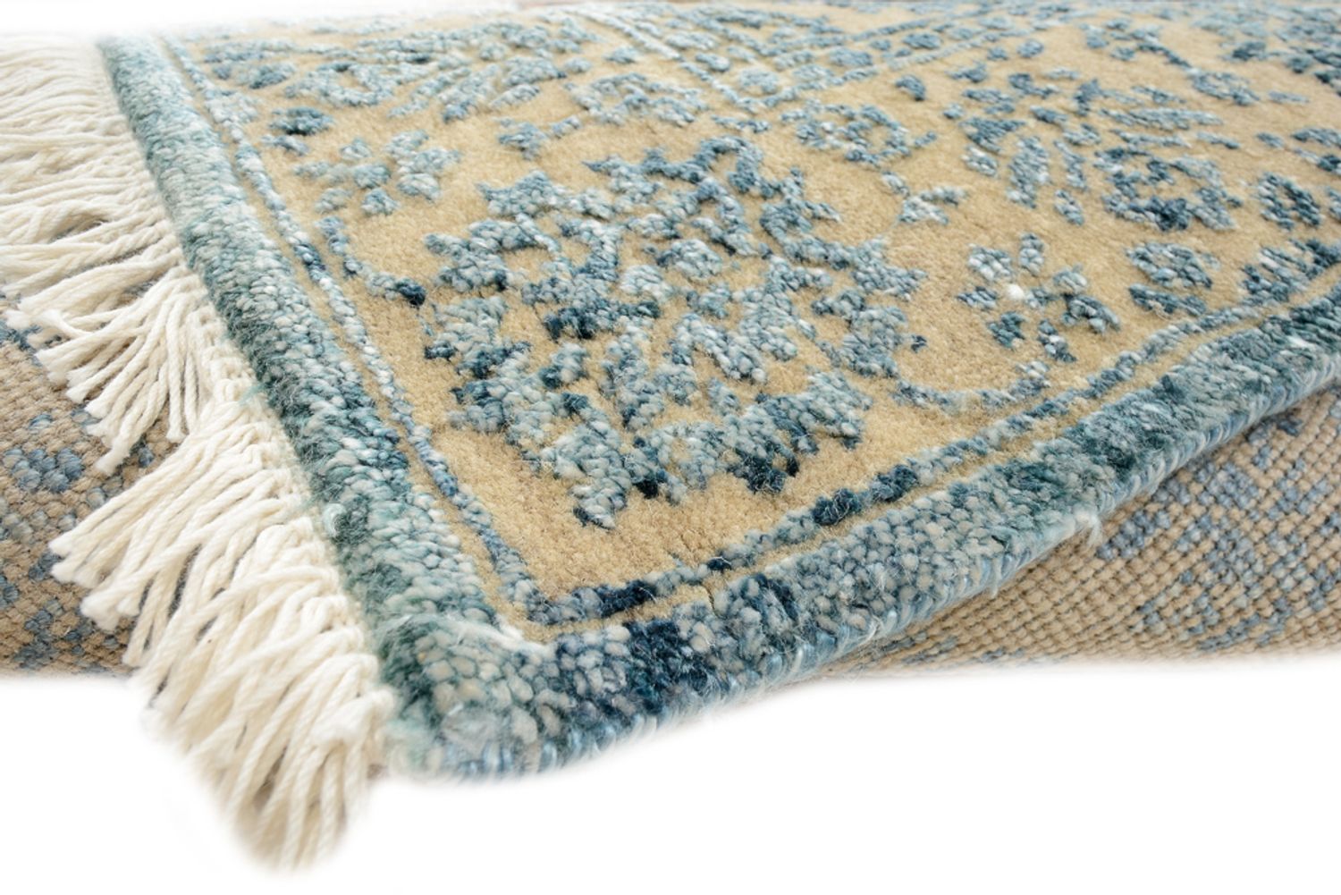 Løber Designer tæppe - 291 x 79 cm - lyseblå
