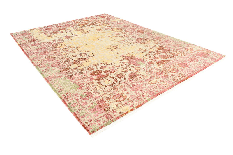 Designer tæppe - 341 x 248 cm - lysrød