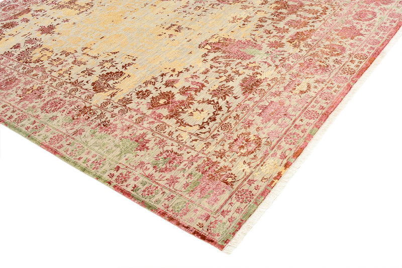 Designer tæppe - 341 x 248 cm - lysrød