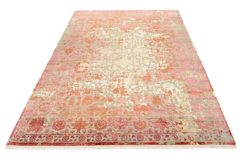 Designer tæppe - 341 x 248 cm - lysrød