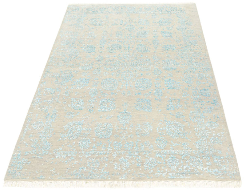 Designer tæppe - 177 x 124 cm - lysegrå