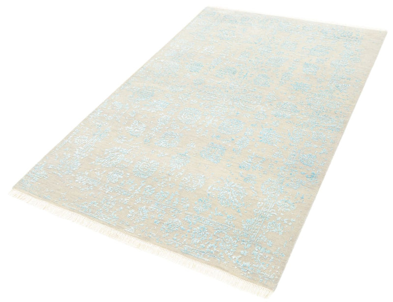Designer tæppe - 177 x 124 cm - lysegrå