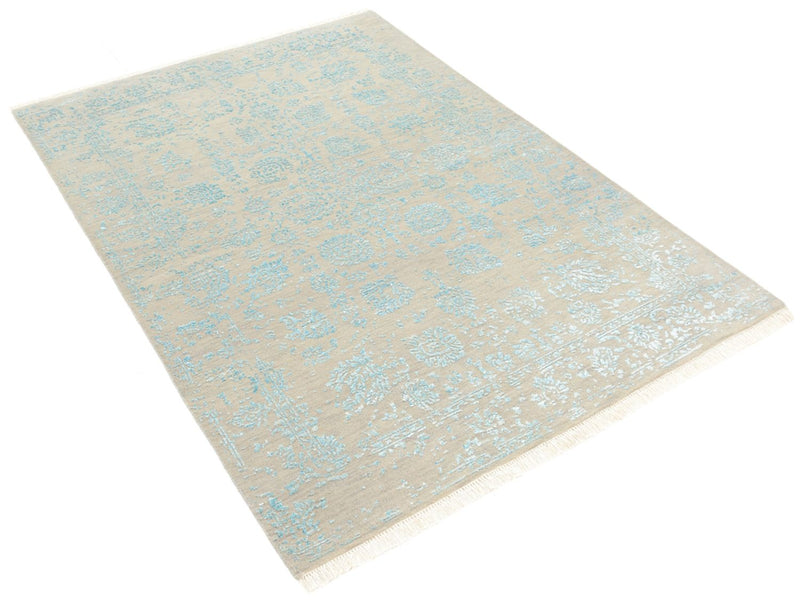 Designer tæppe - 177 x 124 cm - lysegrå